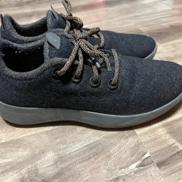 Allbirds Navy Wool Runners mens size 8 - Picture 2 of 5